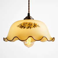 lampe suspension verre led cuivre edison vintage