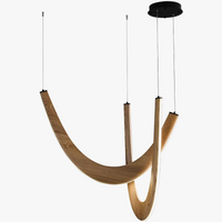 Moderner LED-Kronleuchter im eleganten Design