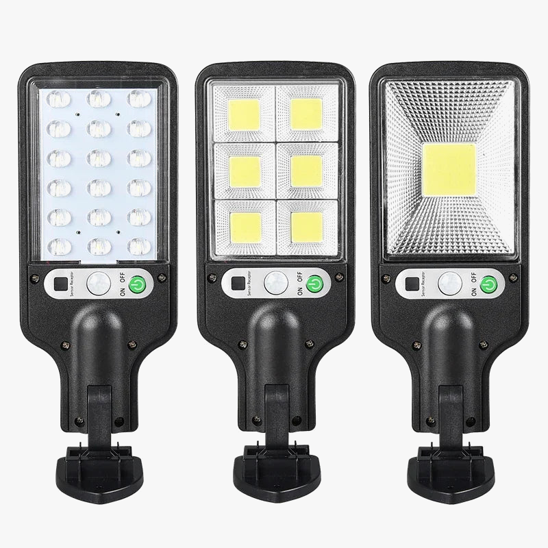 LED lumières solaires extérieures 30/72COB cour étanche applique capteur de mouvement jardin terrasse porte de Garage lampadaire
