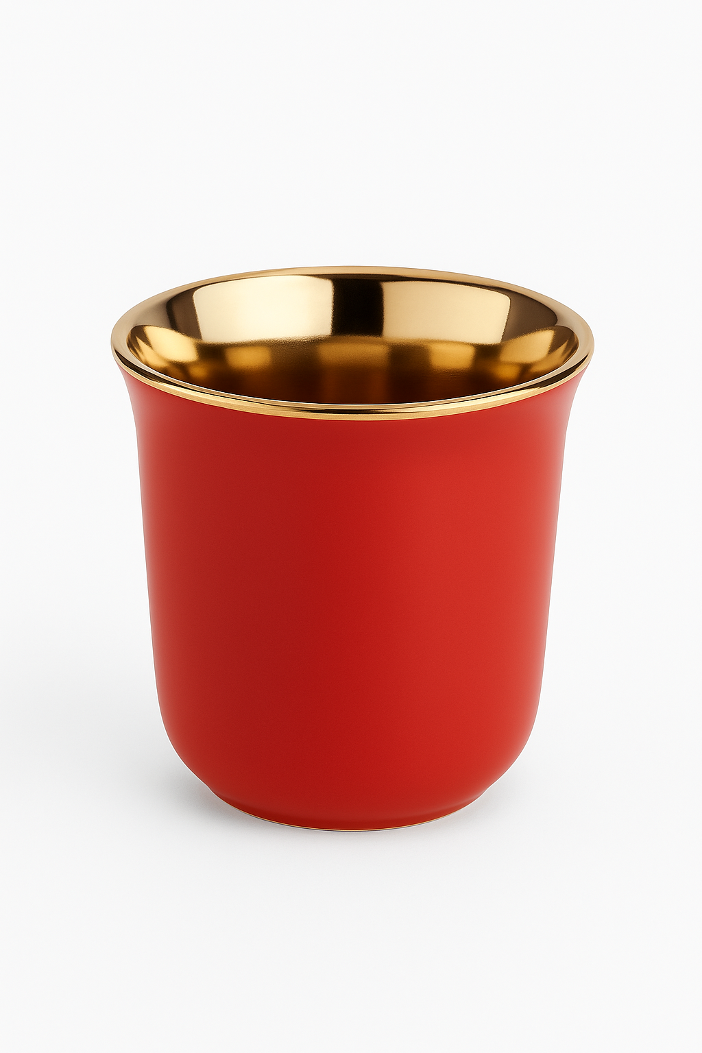 Lot 4 tasses inox double paroi 80 ml - vue 2 sur 2