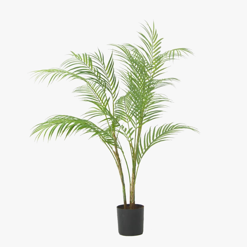 lot de 2 grandes plantes artificielles palmier tropical pour décoration intérieure