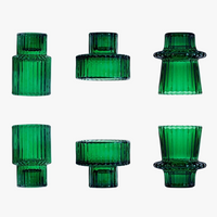 lot de 6 bougeoirs coniques faciles à utiliser pour toutes occasions