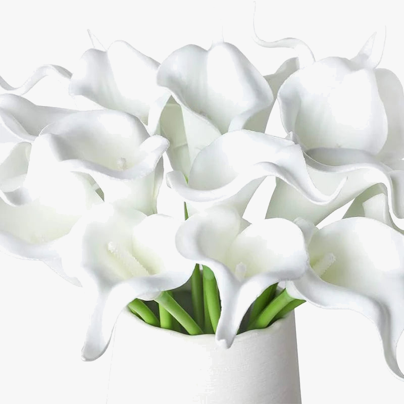 lot de fleurs artificielles lys calla pour mariage et décoration florale