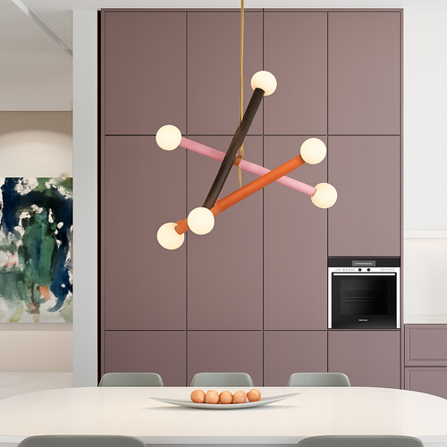 lustre art déco minimaliste éclairage suspendu