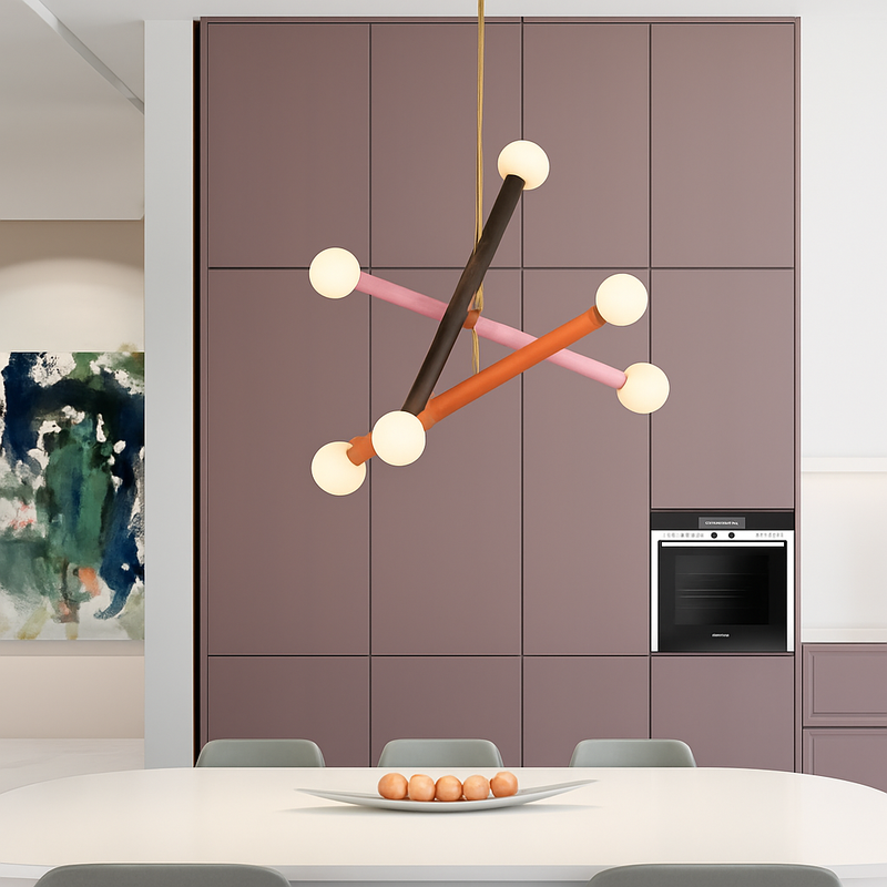 lustre art déco minimaliste éclairage suspendu