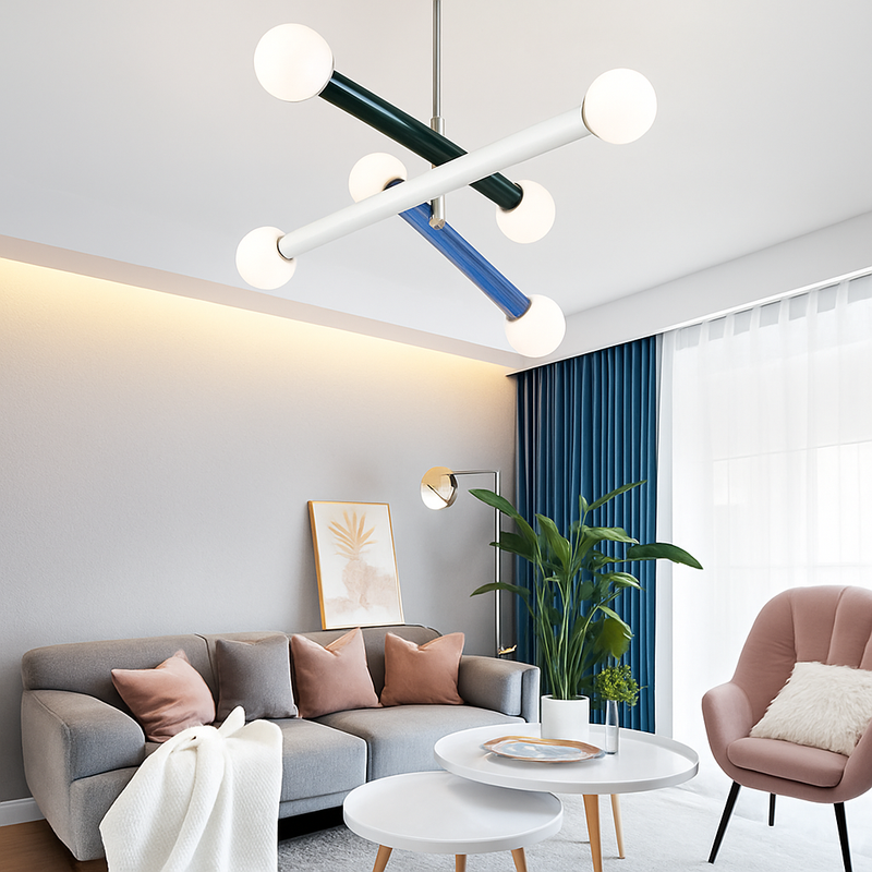 lustre art déco minimaliste éclairage suspendu