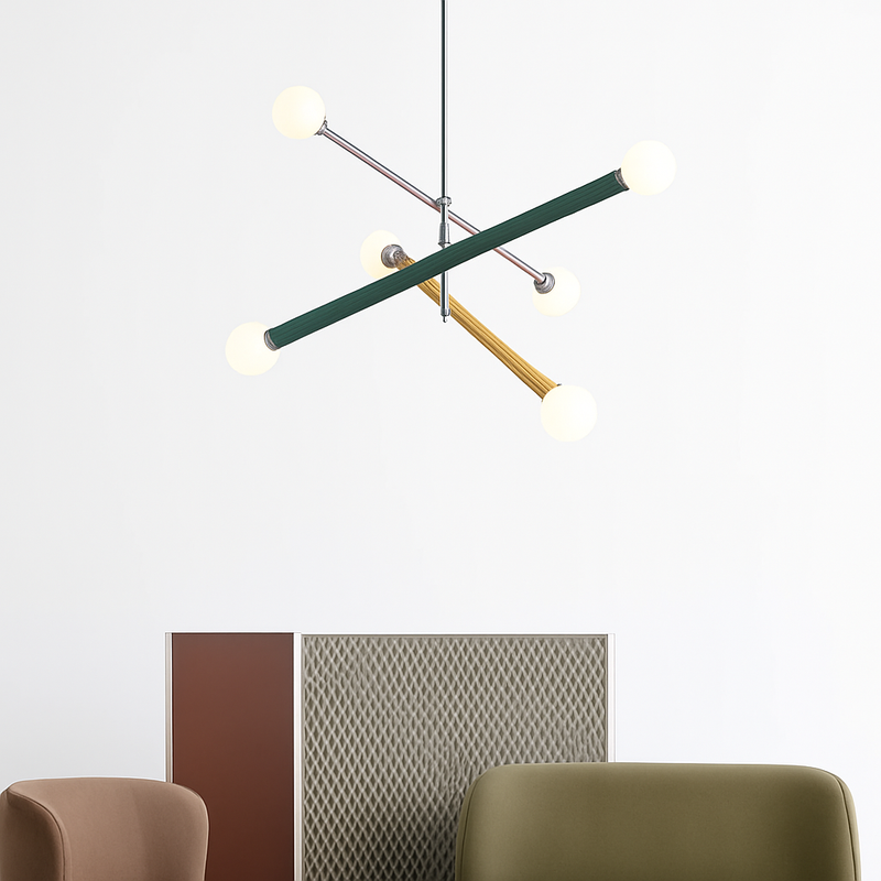 lustre art déco minimaliste éclairage suspendu