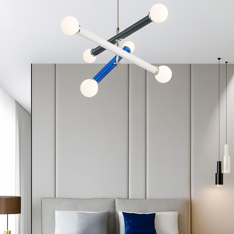 lustre art déco minimaliste éclairage suspendu