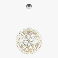 lustre boule d'étincelle led créatif style nordique décoratif étoile