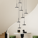 lustre circulaire led moderne nordique design suspendu