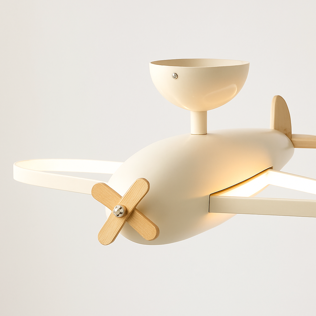 lustre créatif en forme d'avion pour enfant - vue 7 sur 8