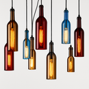 lustre créatif en forme de bouteille de vin décoratif pour la maison