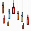 lustre créatif en forme de bouteille de vin décoratif pour la maison