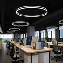 lustre design à Anneau moderne LED dimmable