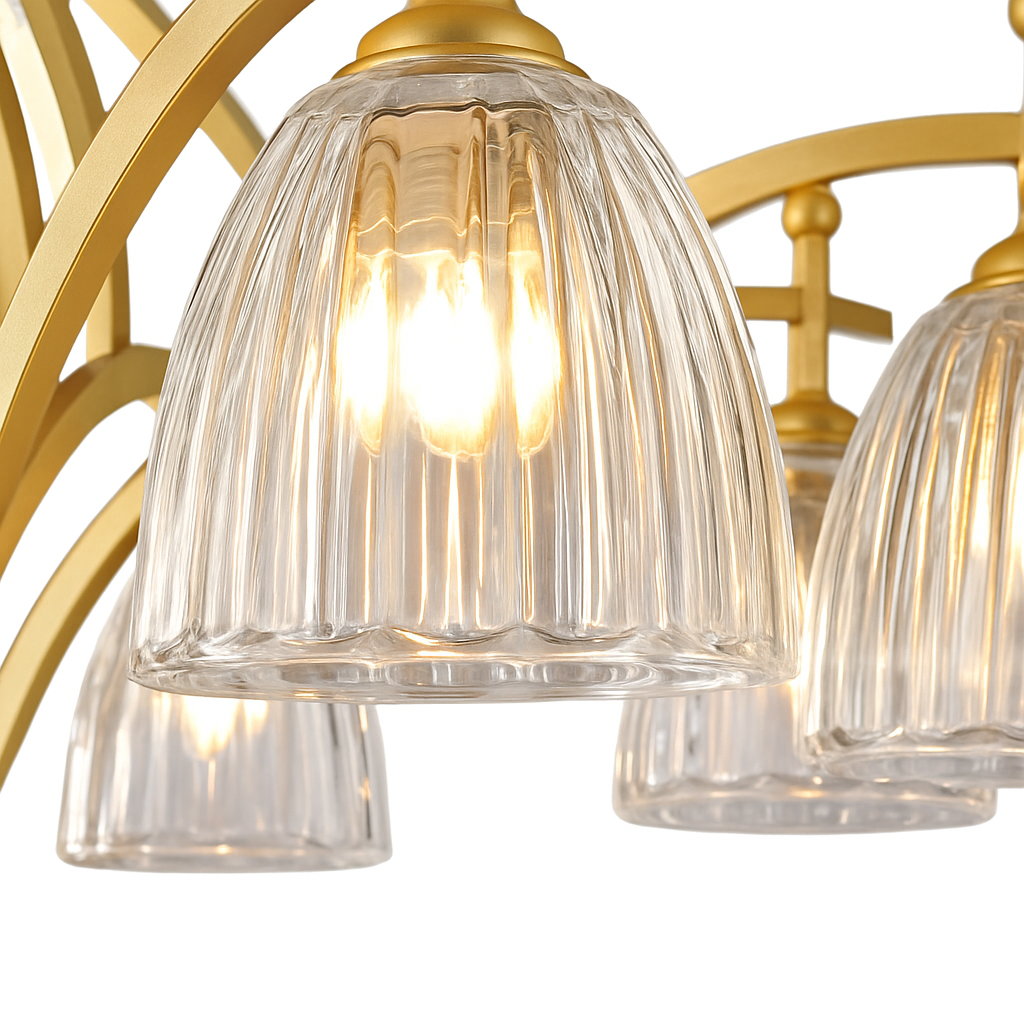 lustre design de luxe nordique vintage suspension loft - vue 7 sur 11