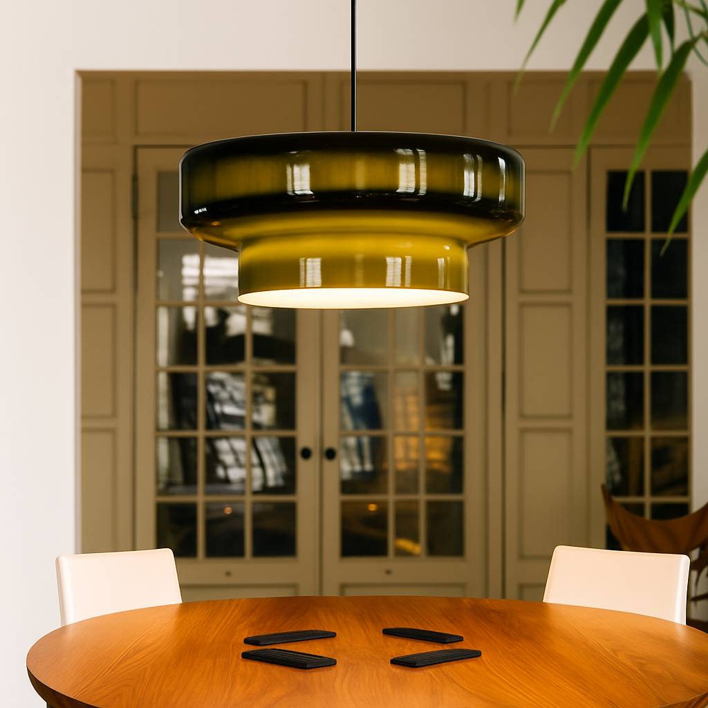 lustre design espagnol en verre pour intérieur moderne - vue 4 sur 8