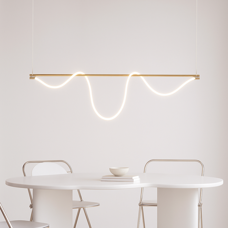 lustre design moderne led pour éclairage intérieur