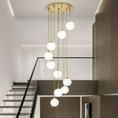 Moderner Duplex-Kronleuchter für luxuriöse Innenbeleuchtung