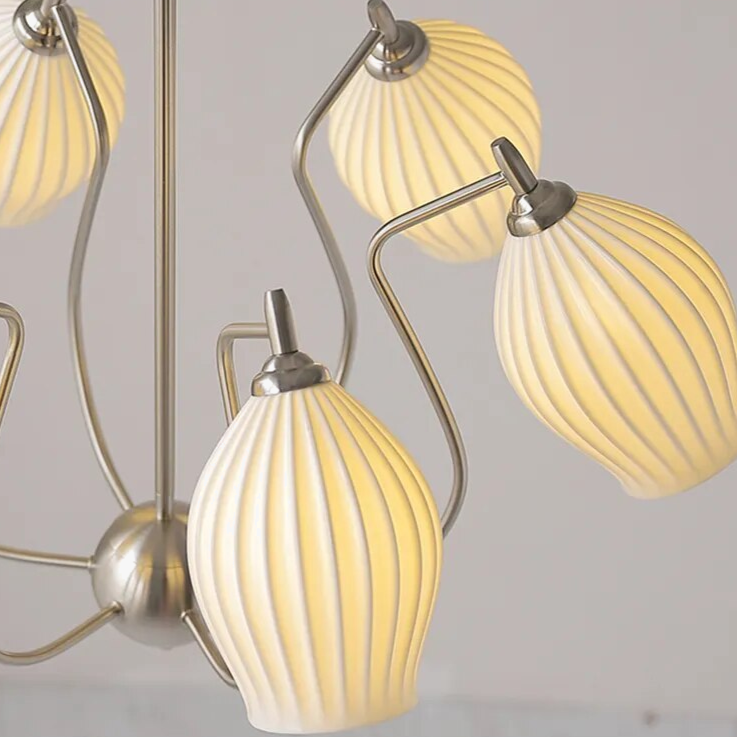 Lustre en céramique pour salon français