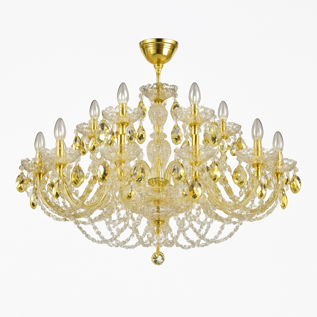 lustre en cristal design pour un intérieur luxueux et raffiné - vue 2 sur 6