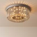 lustre en cristal led de luxe pour décoration intérieure