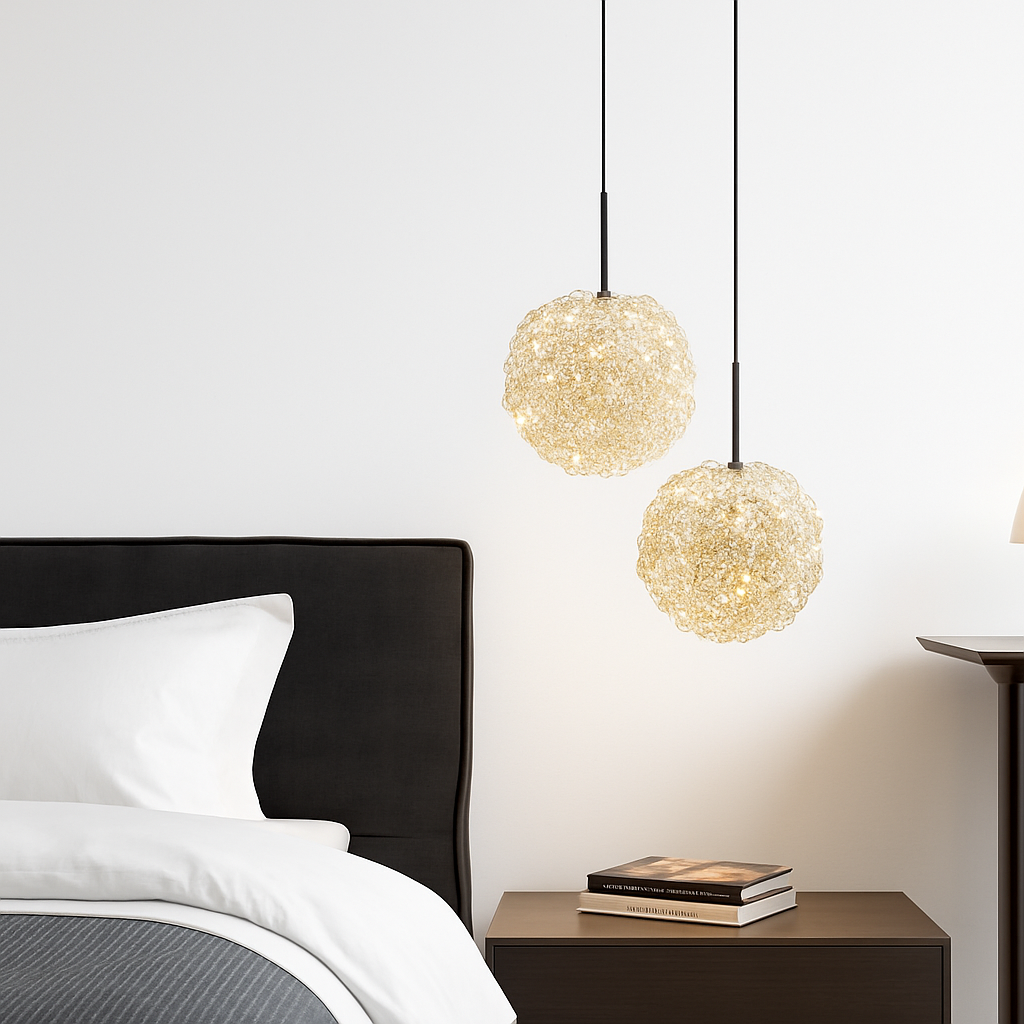 lustre en cristal led léger pour une ambiance romantique et élégante - vue 4 sur 10