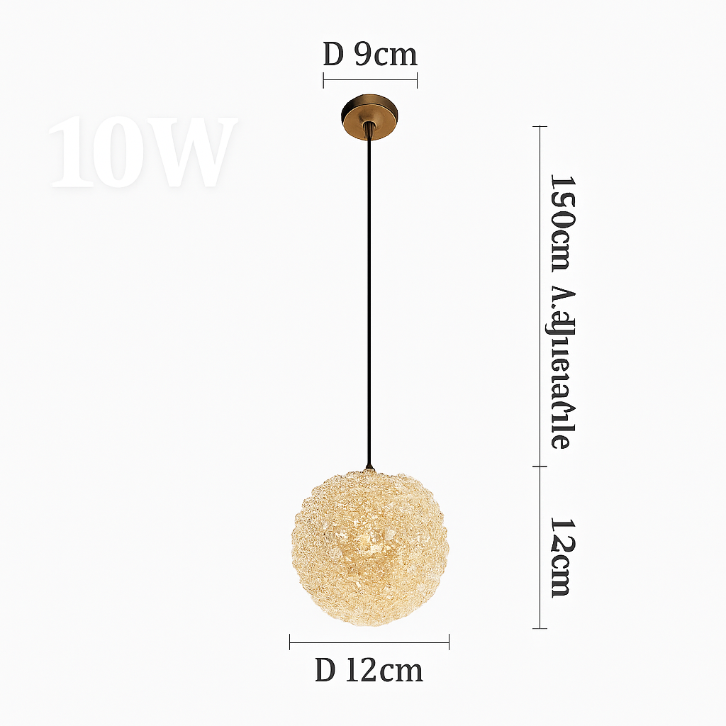 lustre en cristal led léger pour une ambiance romantique et élégante - vue 10 sur 10