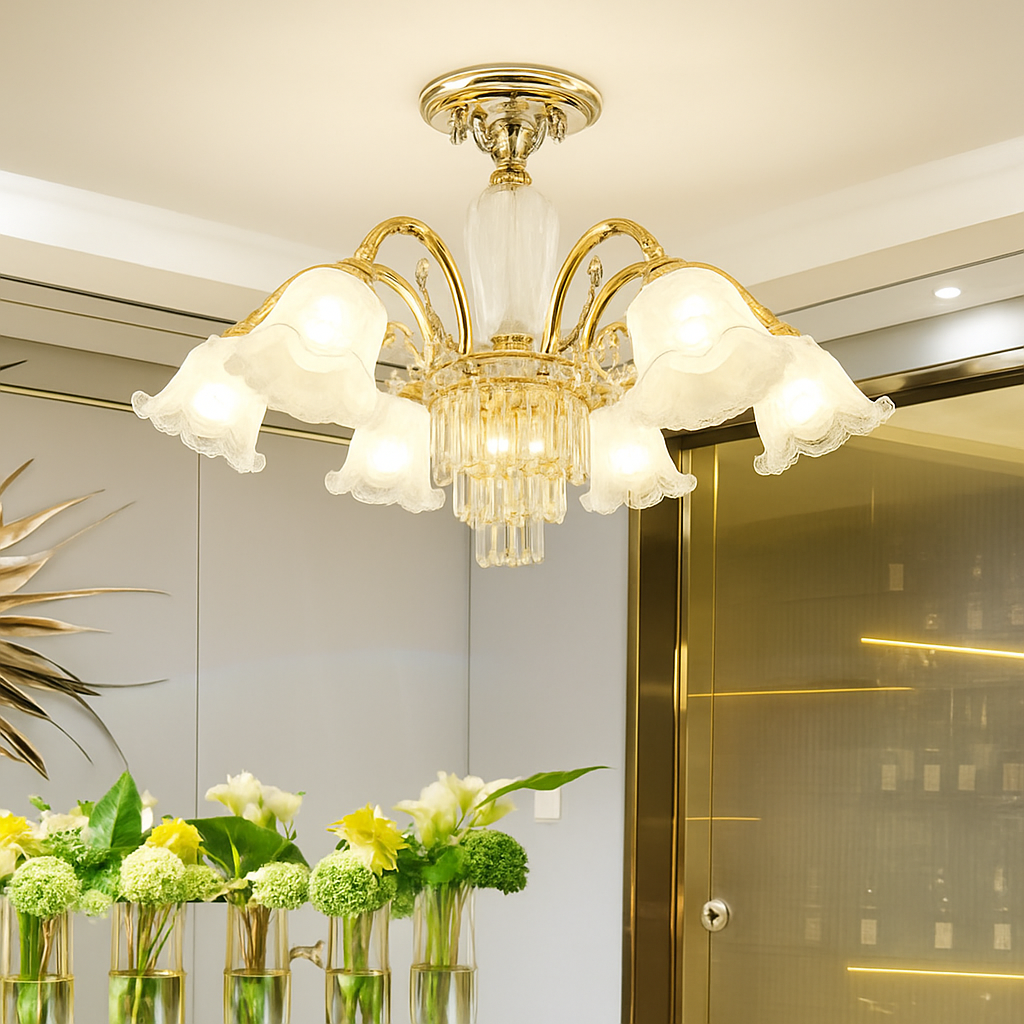 lustre en cristal lumineux pour hôtels et églises - vue 4 sur 16
