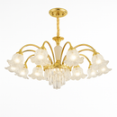 lustre en cristal lumineux pour hôtels et églises