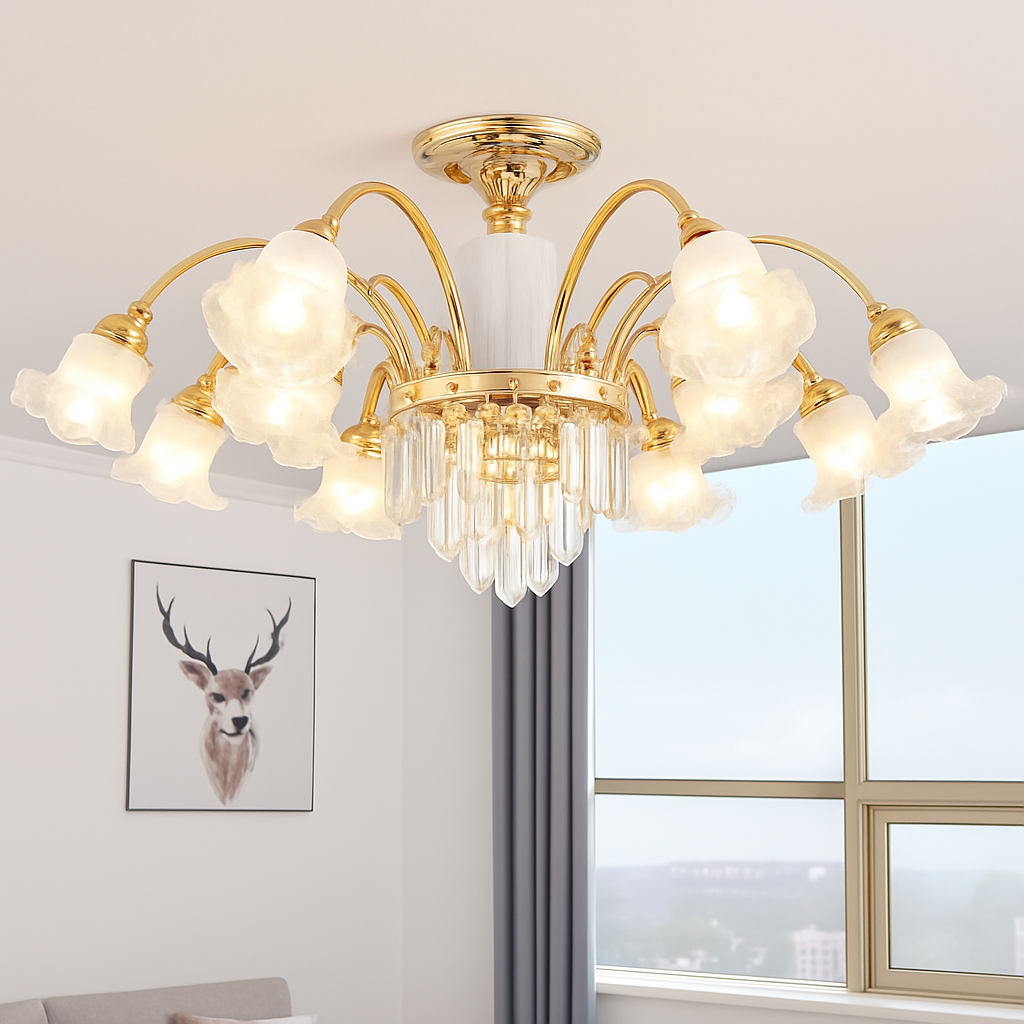 lustre en cristal lumineux pour hôtels et églises - vue 16 sur 16