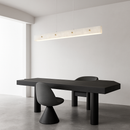 Kronleuchter aus Marmor und Edelstahl, dimmbar, LED