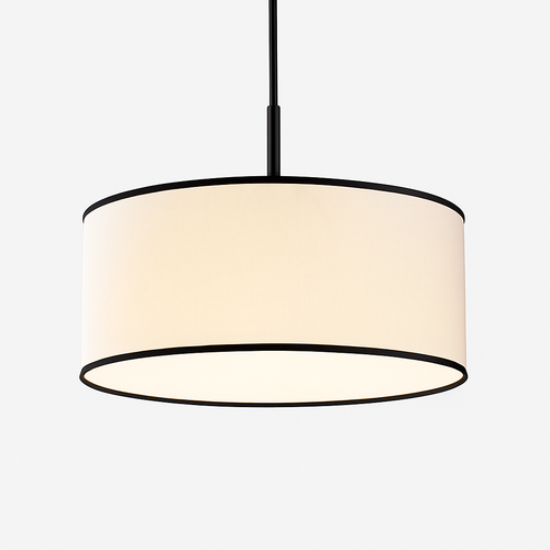 lustre en tissu led suspension design nordique moderne