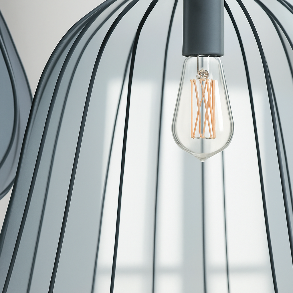 lustre en tissu wabi-sabi pour restaurant et bar décoratif - vue 7 sur 14