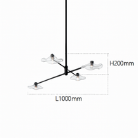 lustre en verre suspension métal hauteur réglable éclairage