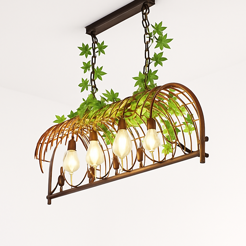 lustre industriel rétro oiseau créatif en fer pour loft restaurant bar