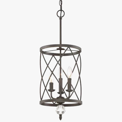Lustre industriel rétro plafonnier Vintage lampe de Table en cristal noir or E14 phare de cuisine Suspension à trois têtes