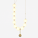 lustre italie designer cc 10 boules de verre led