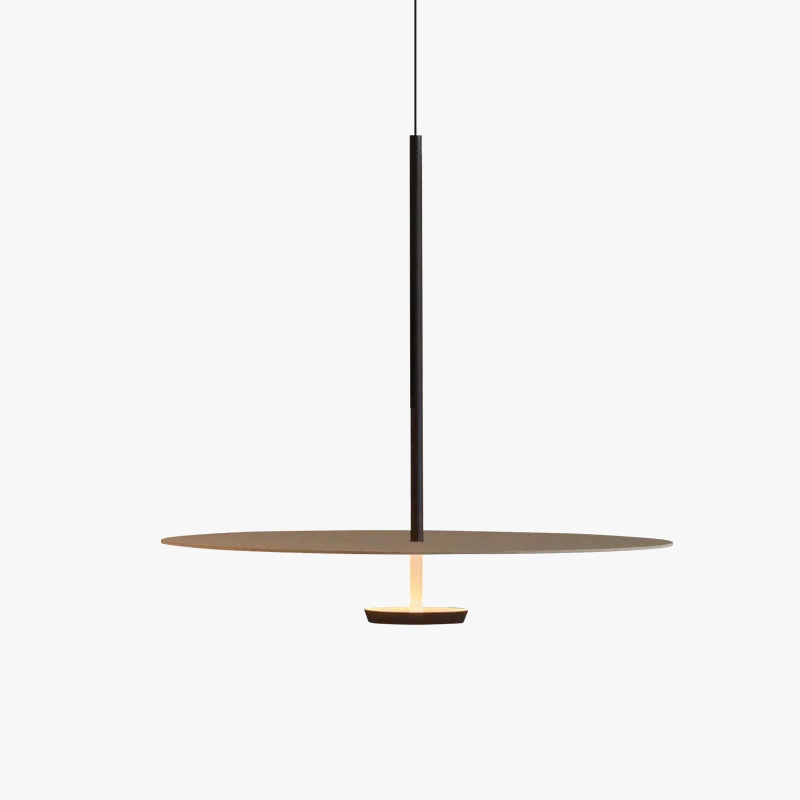lustre led annulaire minimaliste suspendu