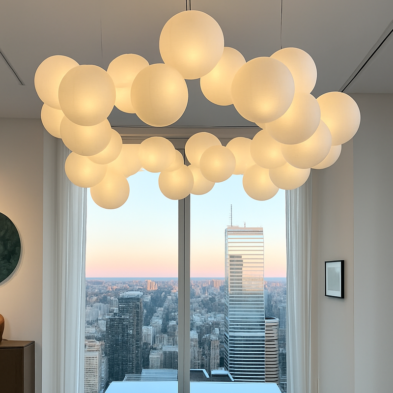 Lustre LED design moderne pour décoration intérieure