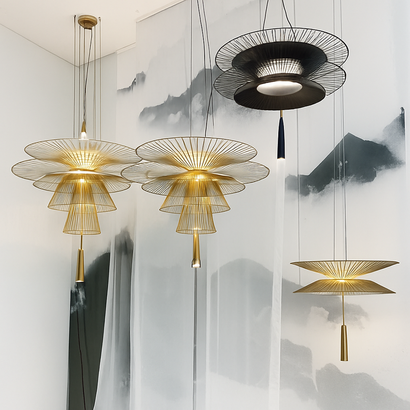 Lustre LED design nordique pour salon salle à manger cuisine Tables à manger barre lampe de chevet décor à la maison luminaire suspendu