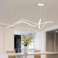 lustre led moderne à intensité variable pour éclairage intérieur
