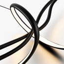 lustre led moderne à intensité variable pour éclairage intérieur