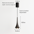lustre led nordique anti-éblouissant en aluminium à intensité variable