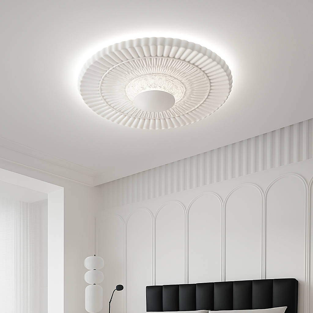 lustre led pour éclairage intérieur décoratif et lumineux - vue 4 sur 9