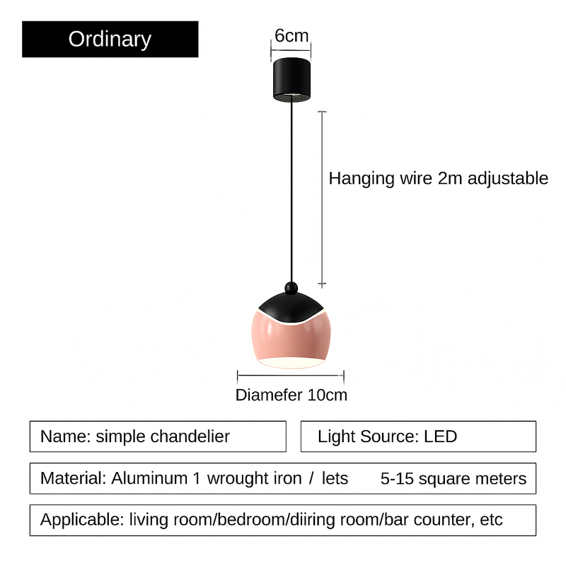 lustre à led pour une décoration moderne et élégante