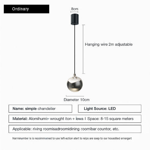 lustre à led pour une décoration moderne et élégante