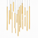 Lustre led suspendu design moderne pour villa loft hôtel