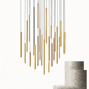 Lustre led suspendu design moderne pour villa loft hôtel