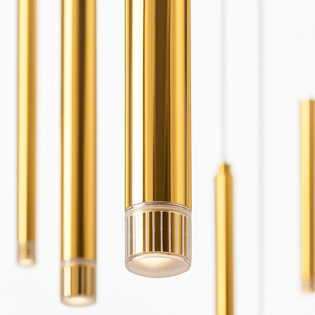 Lustre led suspendu design moderne pour villa loft hôtel - vue 6 sur 17