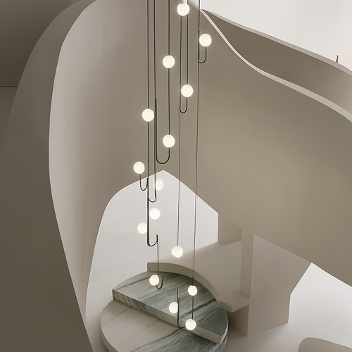 lustre moderne design avec éclairage à led créatif